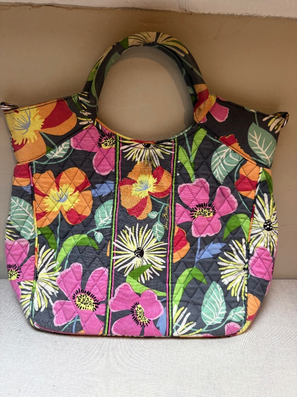 Vera Bradley Jazzy Blooms Top Handle Tote